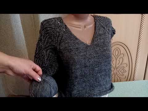 Видео: Платье спицами реглан сверху