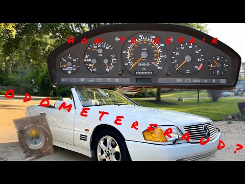 Видео: КАК: Ремонт шестеренок одометра в R129 и W140 и других моделях Mercedes