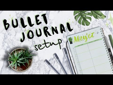 Видео: НСС дневник | Bullet Journal Setup