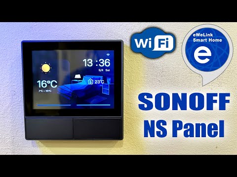 Видео: ЧУДО Wifi выключатель SONOFF NS Panel с МОНИТОРОМ и ТЕРМОСТАТОМ