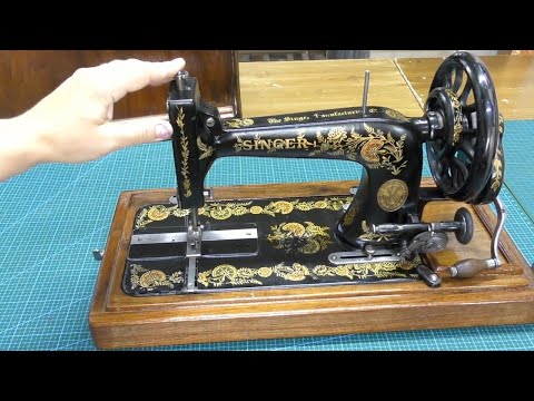 Видео: Швейная машинка SINGER 48 K 1905 год Шотландия.