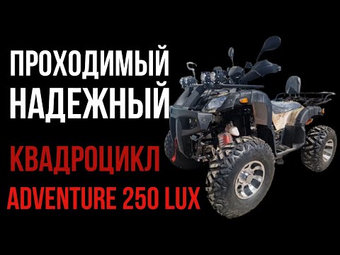 Видео: Квадроцикл НА КАРДАНЕ | ОБЗОР КВАДРОЦИКЛА Adventure 250 LUX