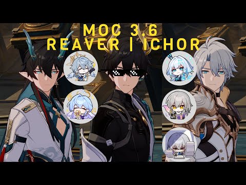 Видео: Дань Хены объединились, чтобы побороть Зеркало | MOC 3.6 | Reaver and Ichor | Honkai: Star Rail