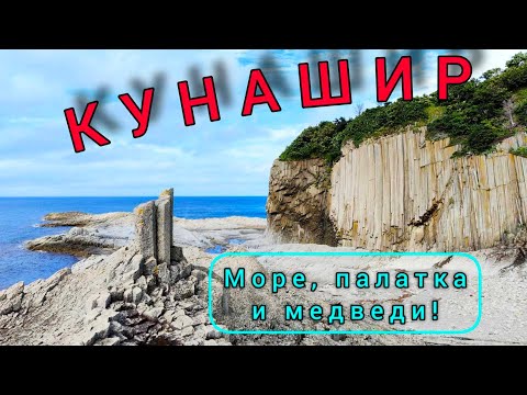 Видео: Кунашир. Ночуем рядом с медведями в палатке на берегу Охотского моря! #12