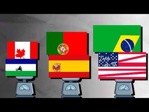 Видео: Флаги по весу ⚖️ | Развлечения с флагами