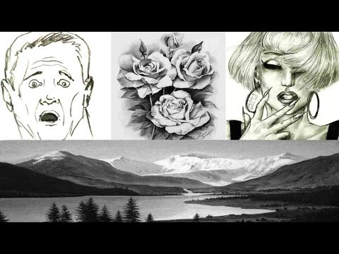 Видео: РИСОВАНИЕ карандашом  ОРИГИНАЛЬНЫЕ методы и приёмы рисования