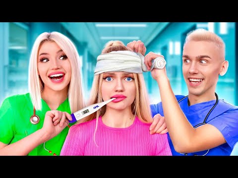 Видео: Я Прикинулась Хворою Щоб Не Йти В Школу! Реальний Vs Фейковий Лікар