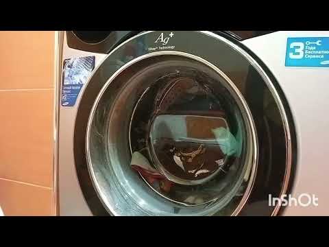 Видео: стирка стирка на  Samsusng DIAMOND 6 .kg wf9592QR тёмные вещи 40 1200