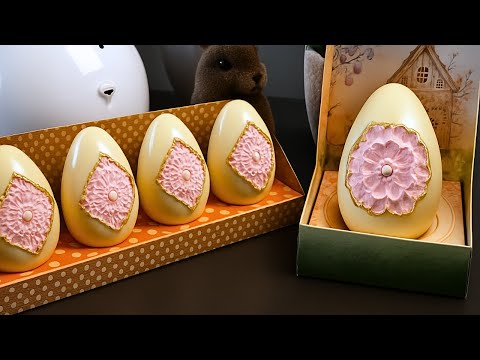 Видео: БЕСПРЕЦЕДЕНТНО! Вы НИКОГДА не видели такой техники изготовления пасхальных яиц! 🍫🐰