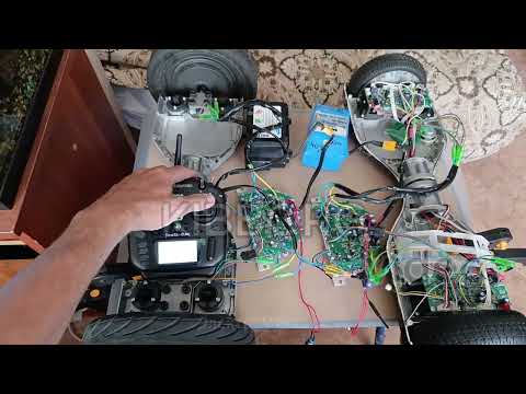 Видео: №94 Комплект для создания наземного дрона 4WD из гироскутеров и ELRS Raduomaster XT12