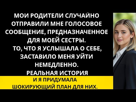 Видео: Мои родители случайно отправили мне голосовое сообщение, предназначенное для моей сестры, и что я...