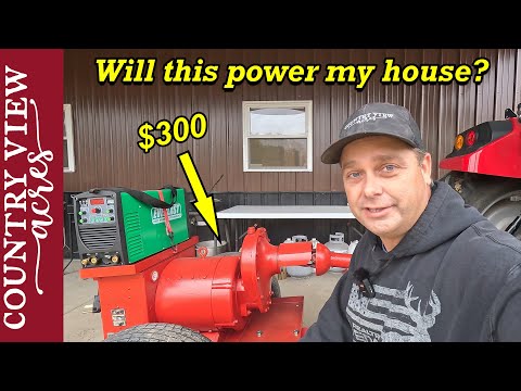 Видео: Сможет ли этот генератор PTO за 300 долларов обеспечить дом электроэнергией? Стоит ли его ремонти...