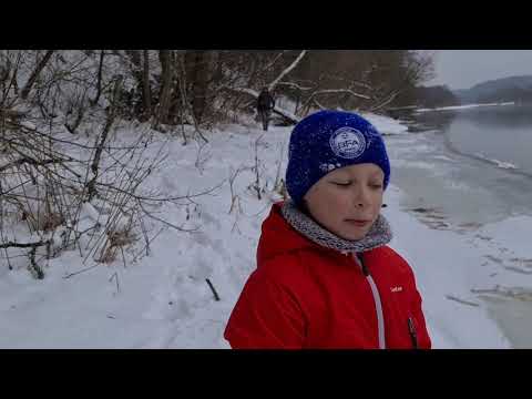 Видео: Ловля лосося зимой в Литве! Река Нерис город Вильнюс. 🇱🇹