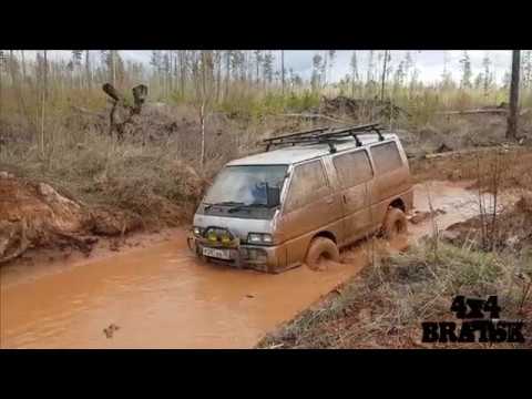 Видео: Mitsubishi Delica VS Нива 3D 26.05.2018. 4х4 Братск