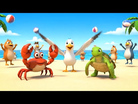 Видео: Утиные танцы на пляжной вечеринке 🦆🎵