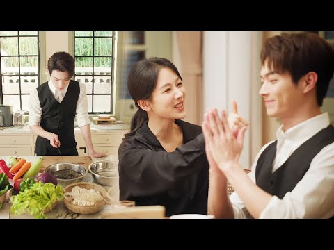 Видео: Генеральный директор лично готовил для Золушки и выглядел гордым,когда Золушка хвалила его，так мило!