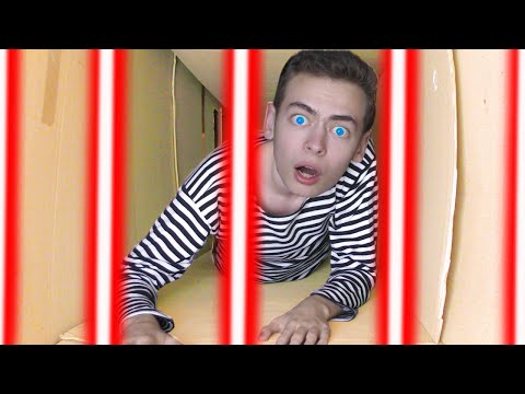 Видео: ПОБЕГ ИЗ КАРТОННОГО ЛАБИРИНТА ЧЕЛЛЕНДЖ