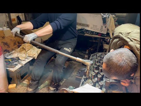 Видео: Курсор10 установка ГБЦ. Часть#13