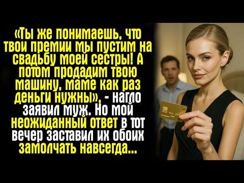 Видео: «Ты же понимаешь, что твои премии мы пустим на свадьбу моей сестры! А потом продадим твою машину...