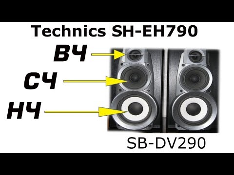 Видео: как восстанавливал динамики Technics SH-EH790 ◐☼♫ ♩ ♪