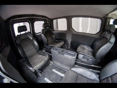 Видео: VIP переоборудование Opel Vivaro. Сиденья от Audi A6 S-Line и столик от Mercedes Viano