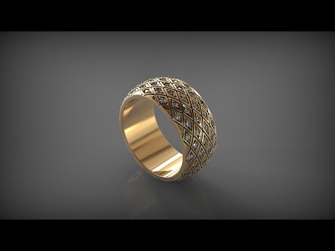 Видео: Кольцо с ромбиками. Ring with Rombs. Tutorial. #SantaYork