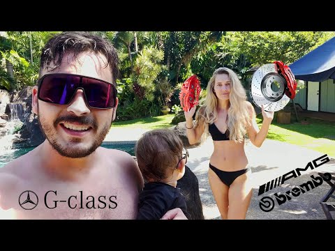 Видео: G55 AMG VLOG #7 Гелик: Ставим тормоза AMG Brembo 375mm