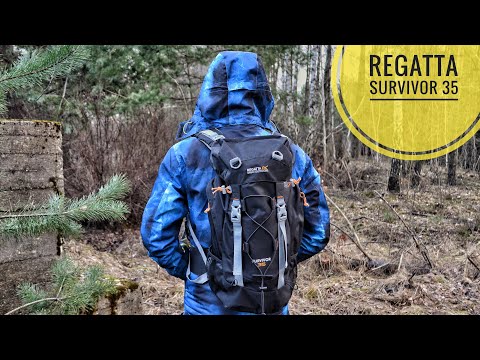 Видео: Regatta Survivor 35 бюджетный ПВД рюкзак