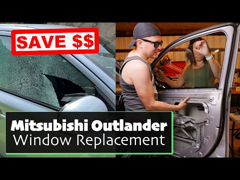 Видео: Замена переднего пассажирского окна Mitsubishi Outlander