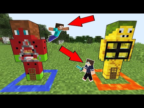 Видео: МЫ НАШЛИ СЕБЯ ИЗ АРБУЗА 🍉 И АНАНАСА 🍍 МАЙНКРАФТ ! ПРО УМЕНЬШИЛСЯ И ПОСТРОИЛ ДОМ ВНУТРИ СКИНА ЛОВУШКА