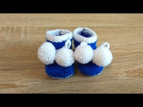 Видео: Одежда для Беби Бон.Сине-белые пинеточки.