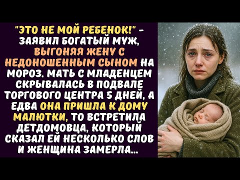 Видео: МУЖ выгнал жену с МЛАДЕНЦЕМ на улицу, от безысходности она пришла к дому МАЛЮТКИ, но едва встретила