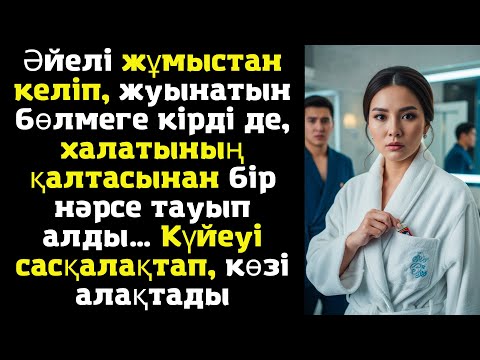Видео: Әйелі жұмыстан келіп, жуынатын бөлмеге кірді де, халатының қалтасынан бір нәрсе тауып алды