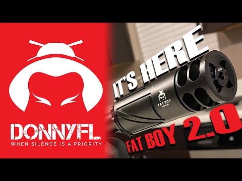 Видео: DonnyFL: Представляем Fat Boy 2.0 / Универсальный глушитель для пневматического оружия