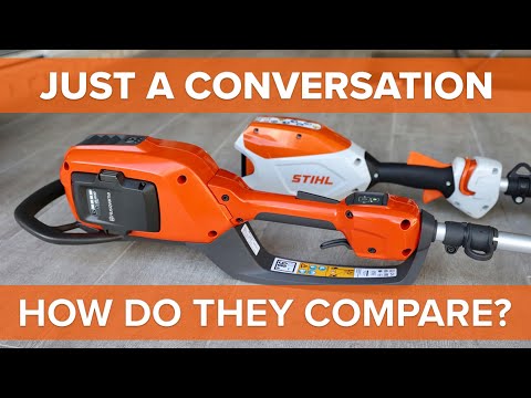 Видео: Разговор о садовых изгородях Stihl HLA 66 и Husqvarna 520iHE3