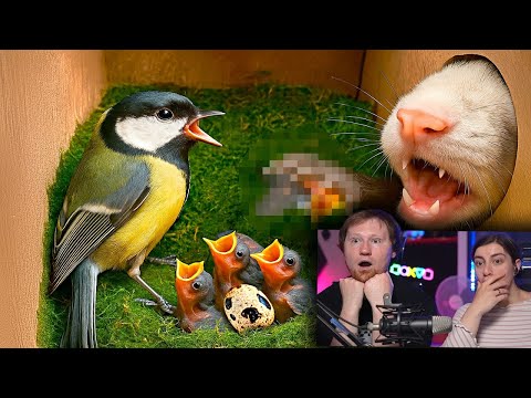 Видео: ГНЕЗДО С ПТЕНЦАМИ БЫЛО АТАКОВАНО ХИЩНИКОМ | РЕАКЦИЯ на SlivkiShow