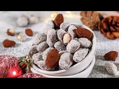 Видео: Шоколадный миндаль/Рождественские конфеты, как на рождественской ярмарке! 1 семейный перекус