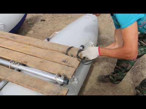 Видео: Простейшее крепление палубы Катамарана.