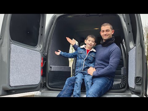 Видео: Переделка фургона VW Caddy Maxi от начала до конца — The Fish Locker