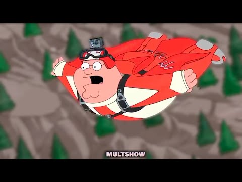 Видео: Гриффины смешные моменты / Прыжок со скалы # 21