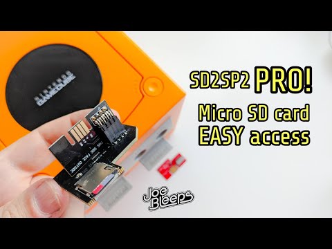 Видео: Руководство и обзор по модификации SD2SP2 Pro для Nintendo Gamecube — простой доступ к SD-карте д...