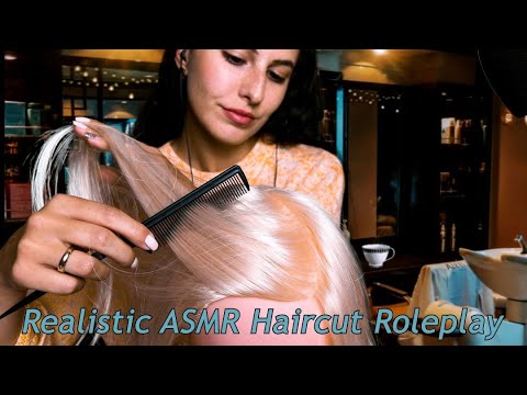 Видео: ASMR Realistic Haircut Roleplay ✂️Whispers, Brushing, Scissors💇АСМР На Български