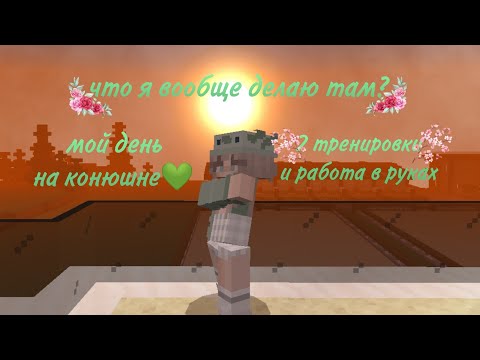 Видео: 2 тренировки и работа в руках мой день на конюшне💚