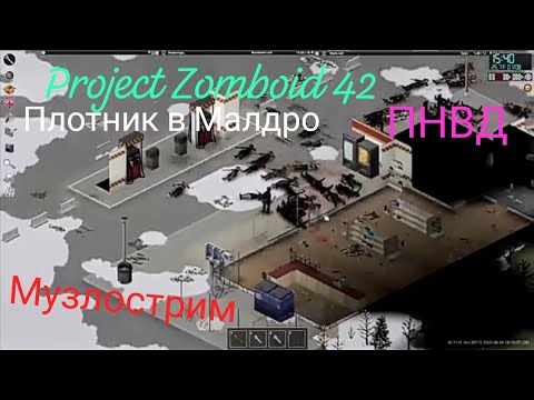 Видео: Project Zomboid 42. ПНВД. Плотник в Малдро. Заметки и поиск живности.
