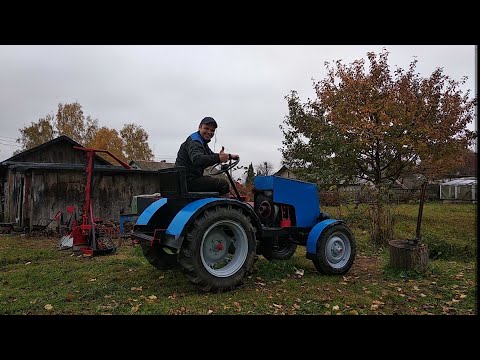 Видео: Реставрация старого дедовского трактора часть 2. Капот , крылья, сидения, покраска.