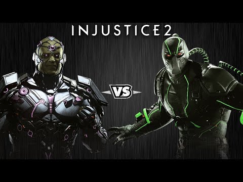 Видео: Injustice 2 - Брейниак против Бэйна - Intros & Clashes (rus)