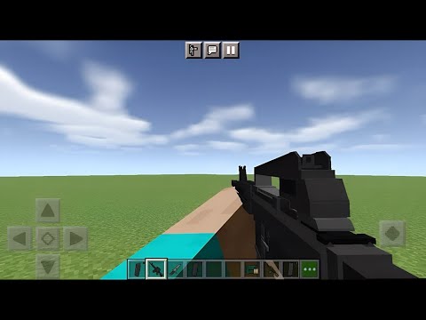 Видео: РУССКИЙ Мод на 3D Оружие с Анимациями для Minecraft PE