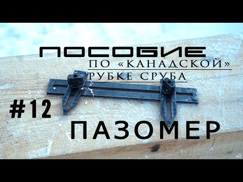 Видео: Сруб в канадскую чашу #12.Пазомер.