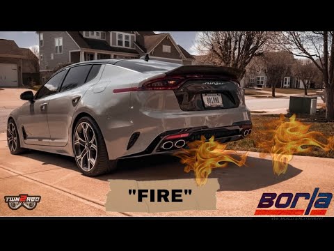 Видео: На KIA STINGER GT2 установлена ​​выхлопная система Borla