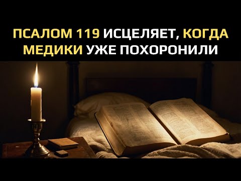 Видео: ПСАЛОМ 119 ИСЦЕЛЯЕТ ОТ БОЛЕЗНИ КОГДА МЕДИКИ УЖЕ ПОХОРОНИЛИ
